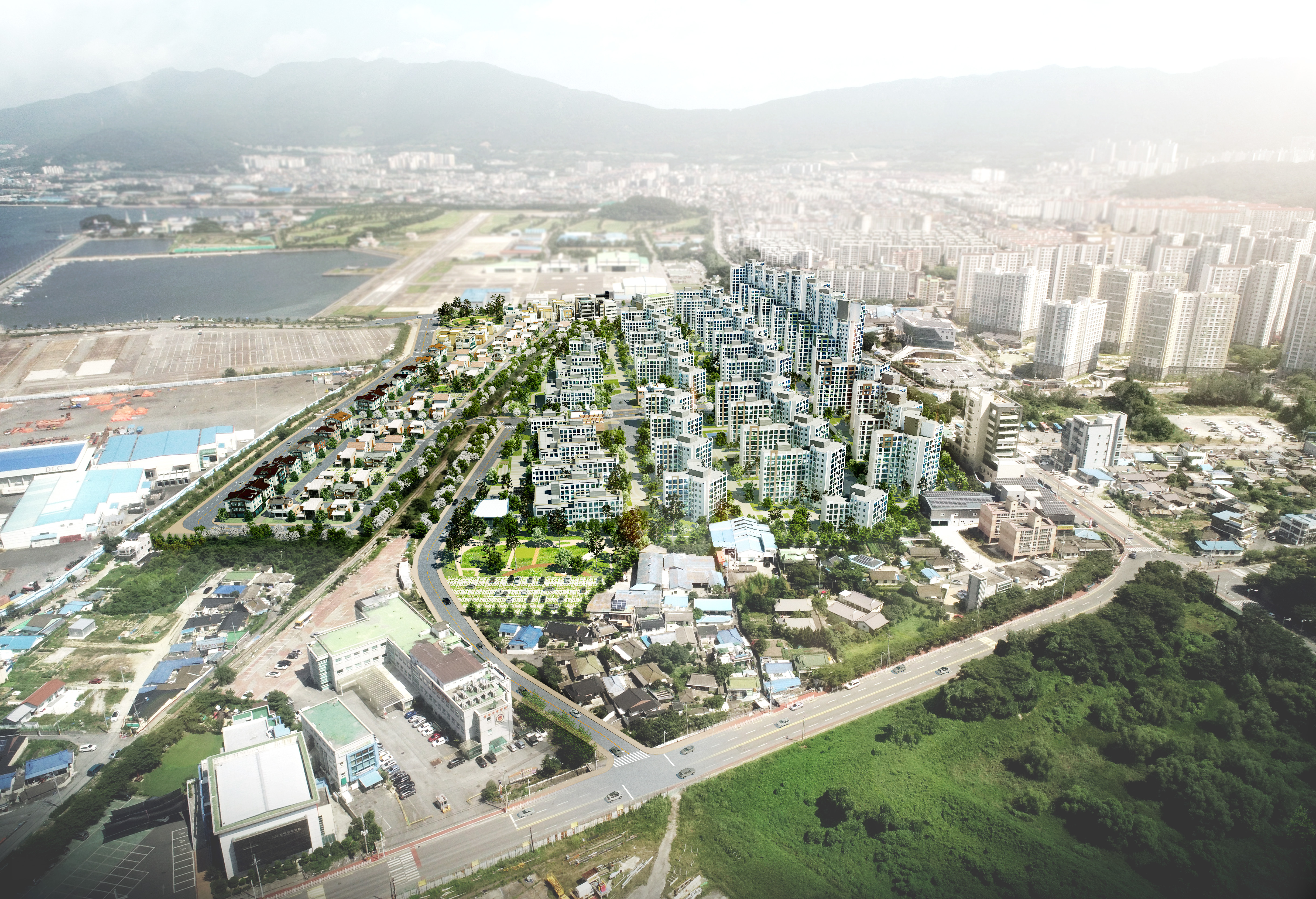 Changwon Pungho Jangcheon District urban development project zone designation and planning service